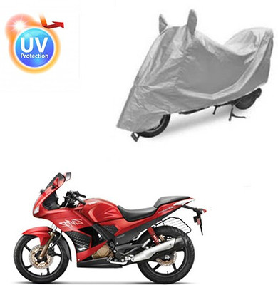 saanvi Two Wheeler Cover for Hero(Karizma ZMR, Silver)