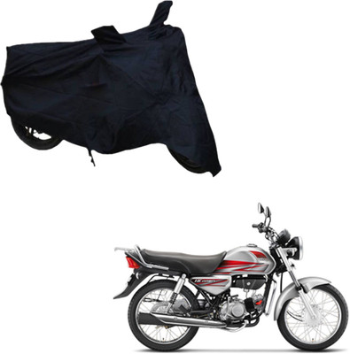 THE REAL ARV Two Wheeler Cover for Hero(CD Dawn, Black)