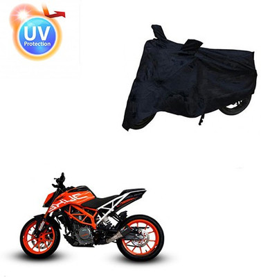 Feel heaven Two Wheeler Cover for Hero(Passion Plus, Black)