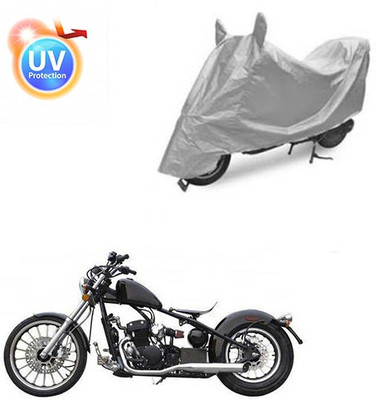 Atulit enterprises Two Wheeler Cover for Harley Davidson(Bobber 350, Silver)
