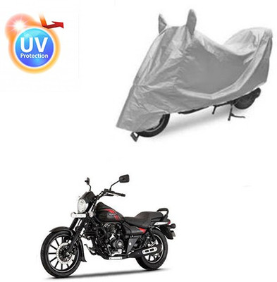 Feel heaven Two Wheeler Cover for Bajaj(Avenger 220 Street, Silver)