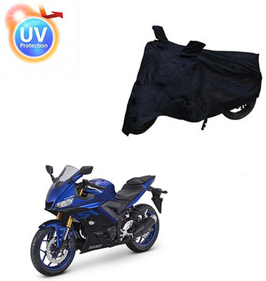saanvi Two Wheeler Cover for Suzuki(GS 150R, Black)