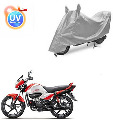 Atulit enterprises Two Wheeler Cover for Hero(Splendor I Smart, Silver)