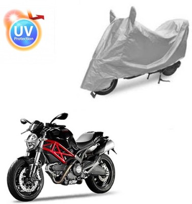 Atulit enterprises Two Wheeler Cover for Ducati(Monster 796 S2R, Silver)