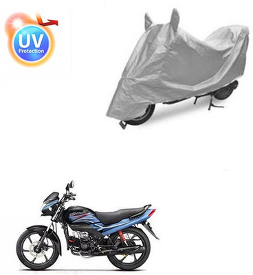 Atulit enterprises Two Wheeler Cover for Hero(Passion Plus, Silver)