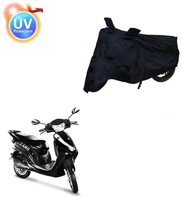 saanvi Two Wheeler Cover for Hero(Splendor Plus, Black)