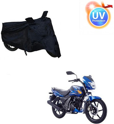 Atulit enterprises Two Wheeler Cover for TVS(Flame SR125, Black)