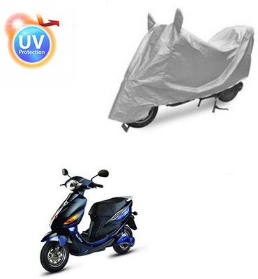 Atulit enterprises Two Wheeler Cover for Hero(Electric Cruz, Silver)