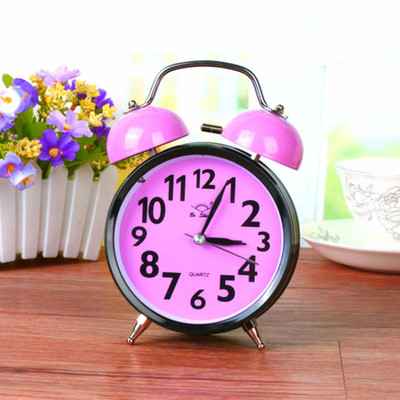 PaxMore Analog Black, Pink Clock