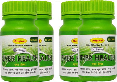 Dr. Biswas Ever Health for Strong Immunity and Increasing Your Appetite (Pack of 4)(Pack of 4, 200 Capsules)