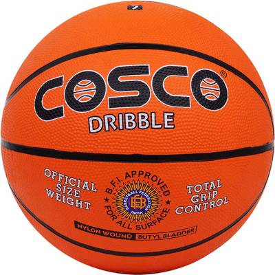 COSCO DRIBBLE Basketball - Size: 7  (Pack of 1, Multicolor)