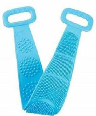 Heny Enterprise Silicon Back Body Scrubber Belt Double Side Exfoliating Bath Brush