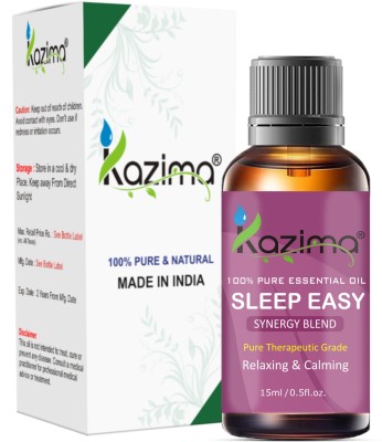 KAZIMA SLEEP EASY BLEND ESSENTIAL Oil (15ml) Pure Therapeutic Grade For Relaxing & Calming(15 ml)