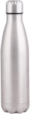 mega shine COLA Stainless Steel Water Bottle, school collage and office use 500 ml Bottle(Pack of 1, Silver, Steel)