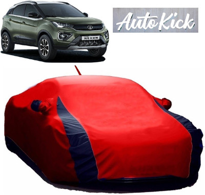 AutoKick Car Cover For Tata Nexon (With Mirror Pockets)(Multicolor)