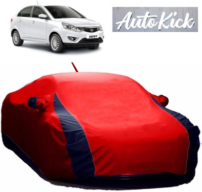 AutoKick Car Cover For Tata Zest (With Mirror Pockets)(Multicolor)