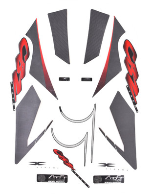 HRBull Sticker & Decal for Bike(Multicolor)