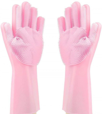 PRATYANG Wet and Dry Disposable Glove Set(Free Size Pack of 2)