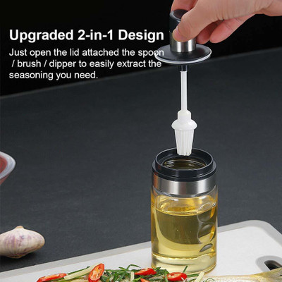 ND BROTHERS Oil & Vinegar Set Glass(1 Piece)