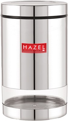 HAZEL Steel Grocery Container  - 1300 ml(Silver)