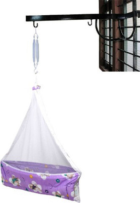 VParents Cruze baby Swing cradle with Hanging spring Window cradle Metal Hanger(Purple)