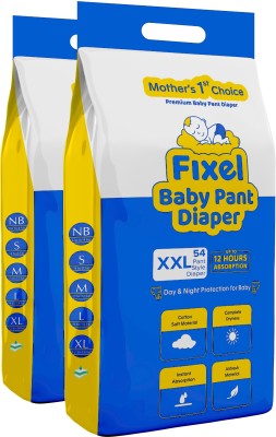 fixel Baby Diaper Pants double extra large size XXL size ( 108 piece ) - XXL(108 Pieces)