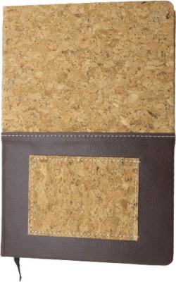 Vanaha CORK A5 Notebook RULED 196 Pages(COFFEE BROWN)