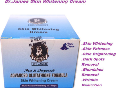 DR JAMES Advanced Night Cream For Whitens Dark skin(30 g)