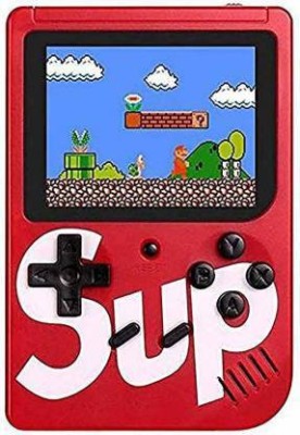 CHG 0151Z TV Video Game SUP Game Box with Mario/Super Mario/DR Mario/Contra/Turtles & Other 400+ Games with Battery Included 1 GB with Mario 8 GB with MARIO(Red)