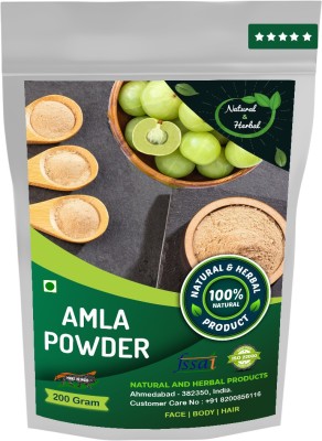 NATURAL AND HERBAL PRODUCTS Amla Powder (Indian Gooseberry, Emblica Officinalis) For Hair Growth, Skin Care(Face Mask) and Lose Weight - 200Gm(200 g)