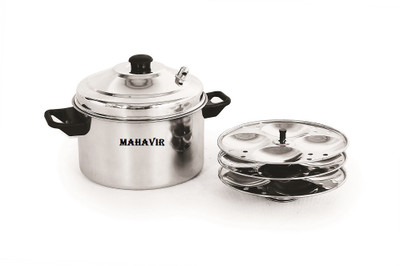 MAHAVIR Induction & Standard Idli Maker(3 Plates , 12 Idlis )