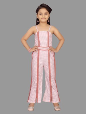 3SIX5 Checkered Girls Jumpsuit