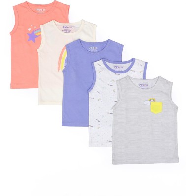 Mi Arcus Vest For Baby Boys & Baby Girls Cotton(Multicolor, Pack of 5)
