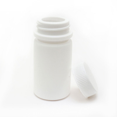 HOMEOTRADE 30ml Plastic Utility Container (Pack of 100, White) Laboratory Dropper Bottle(Plastic 30 ml Pack of100)