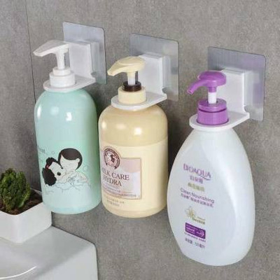 Himart Wall-Mounted Holder | Wall Hanging Stand for Multipurpose Used on soap Holder/Sanitizer/Water Bottle & Other (No Bottle Included) (2) Hook Car Side Seat Catcher(1.5 L)