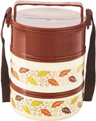 JAYCO Multiplex JR2 2 Layer Lunch box for Office/College/School - Brown 2 Containers Lunch Box(700 ml, Thermoware)