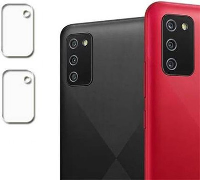 DAFFIN Back Camera Lens Glass Protector for Samsung Galaxy M02s(Pack of: 2)