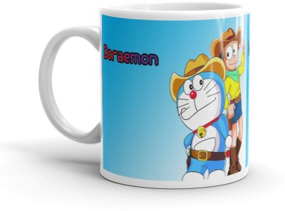 Krishnamcart Doraemon Special Design ceramic coffee mug 320ml Ceramic Coffee Mug(320 ml)