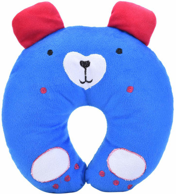 LN OUTLETS Cotton Baby Pillow Pack of 1 Animals(Blue)