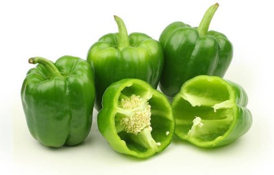 Splorias Green Capsicum (Simla Mirchi) Seed(50 per packet)