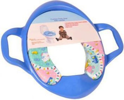 Nirmal Sales Soft Portable Children Boys Girls Baby Potty Toilet Seat Cover Urinal Potty Seat (Blue) Potty Seat(Blue)