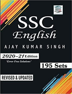 SSC English 'Error Free Solutions' (195 Sets) - 2020-21/edition Paperback(Paperback, Ajay Kumar Singh)
