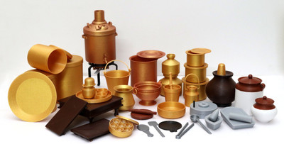 Sandhini Creations Traditional Miniature Utensils Set