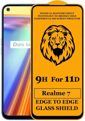 Express Buy Edge To Edge Tempered Glass for Realme 7(Pack of 1)