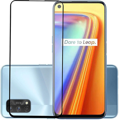 Express Buy Edge To Edge Tempered Glass for Realme 7(Pack of 1)