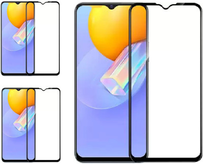 ISAAK Edge To Edge Tempered Glass for Vivo Y52s 5G(Pack of 3)