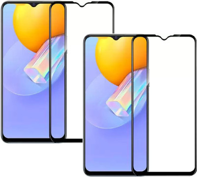 ISAAK Edge To Edge Tempered Glass for Vivo Y52s 5G(Pack of 2)