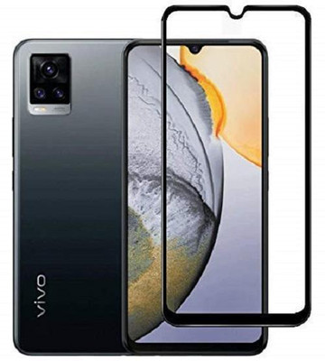 Express Buy Edge To Edge Tempered Glass for Vivo V20(Pack of 1)