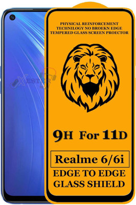 MT Guard Edge To Edge Tempered Glass for Realme 6/6i(Pack of 1)