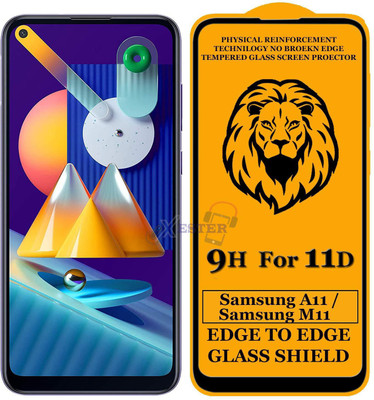 Express Buy Edge To Edge Tempered Glass for Samsung Galaxy M11(Pack of 1)